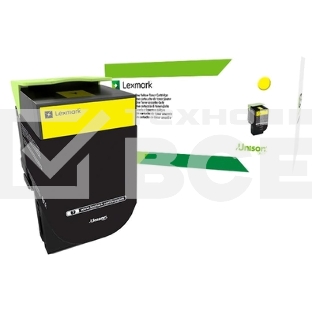 Картридж лазерный Lexmark желтый для CX310/410/510 2K