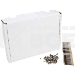 Набор Supermicro MCP-410-00006-0N, состоящий 100 крепежных винтов и 24 пронумерованных наклеек для HotSwap лотков под 2.5'' HDD, фото 1