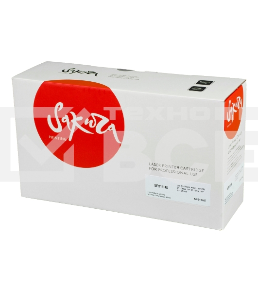 Картридж Sakura SP311HE Black для Ricoh Aficio 311DN, 311DNW ,SP 311SFN, SP 311SFNW, черный, 3500 к.