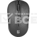 Мышь беспроводная Defender Hit MM-495 черный, 1600 dpi, радиоканал, USB, кнопки - 3, фото 1