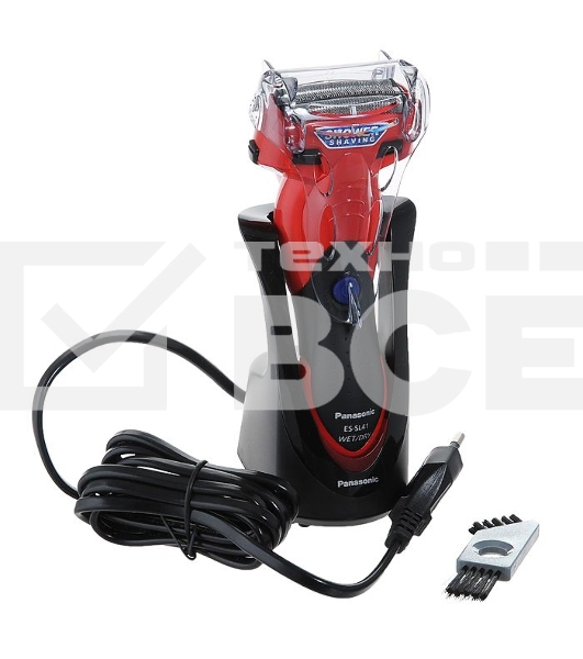 Бритва сетчатая Panasonic ES-SL41R520 реж.эл.:3 питан.:аккум. красный/черный