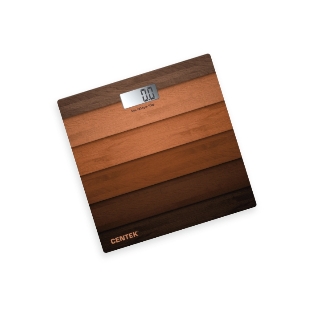 Весы напольные Centek CT-2420 Wood  электронные 180кг, 0.1кг, LCD 45x28, размер 26х26см