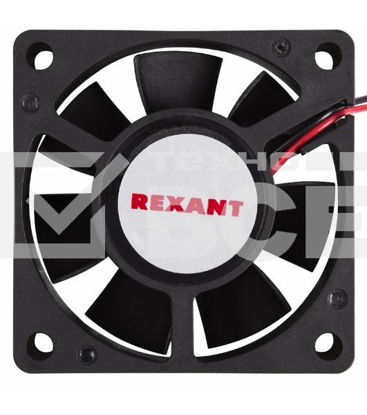 Вентилятор для корпуса Rexant RX 6020MS 12VDC черный, 60 мм, 3900 об/мин, 29 дБ, 2 pin