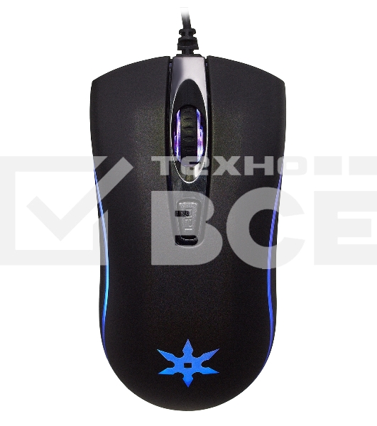 Мышь проводная Oklick 704G TOKUGAWA черный, 1600 dpi, USB, кнопки - 4