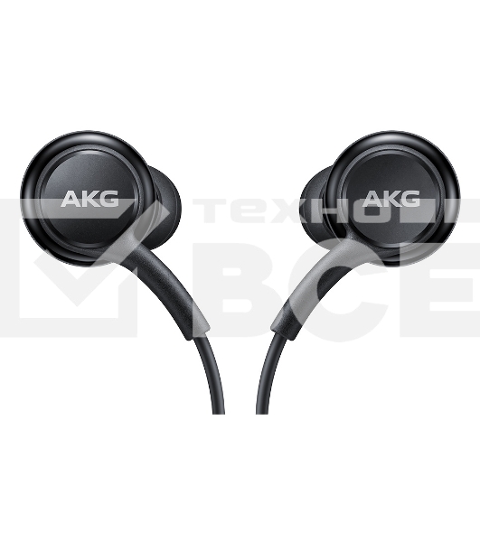 Гарнитура вкладыши Samsung EO-IC100 1.2м черный проводные в ушной раковине