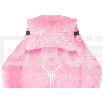 Кресло игровое Knight N1 Fabric розовый Velvet 36 с подголов. крестовина металл, фото8