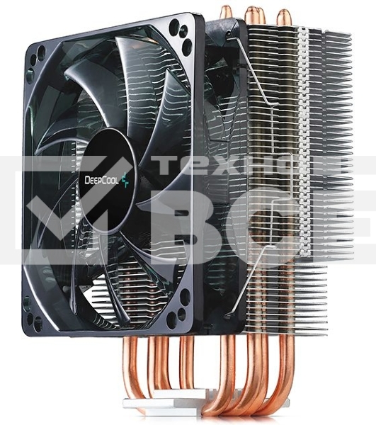 Кулер Deepcool GAMMAXX 400 BLUE BASIC серебристый 120мм алюминий+медь 1500rpm 30db 4-pin 130W 154мм