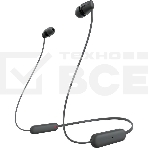 Гарнитура вкладыши Sony WI-C100 черный беспроводные bluetooth шейный обод, фото 1
