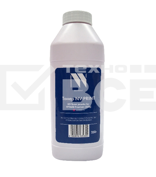 Тонер NVP HP 2600 (250 г) Magenta для C9733A, CB543A, CC533A, CE253A, CE313A, CE323A, Q5953A, Q6003A, Q6463A Premium