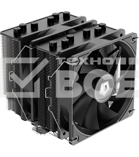 Кулер ID-COOLING SE-206-XT Черный  120мм алюминий+медь 1800rpm 35db 4-pin 250W 156мм