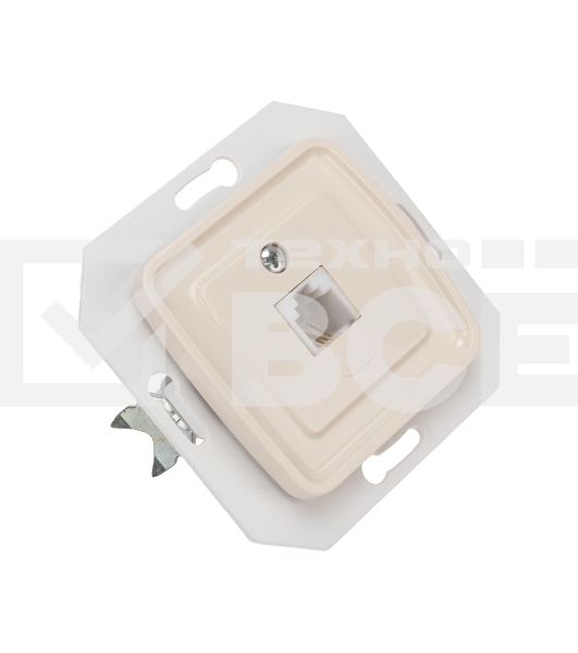 Розетка Телефон DEA RJ11 с/у мех. Беж KRANZ