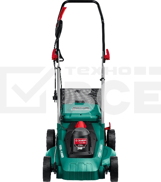 Газонокосилка ЗУБР ГСЦ-38-1700 сетевая, 1700 Вт, ш/с 380 мм, 9.9 кг