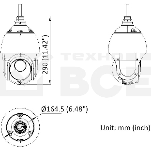 Камера видеонаблюдения IP HiWatch DS-I225(D) 4.8-120мм цв. корп.:белый