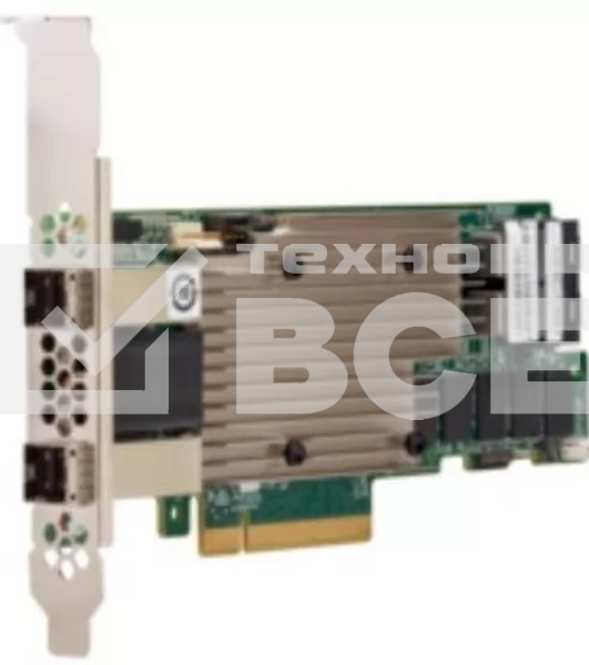 Контроллер MegaRAID 9480-8I8e SGL (05-50031-00), PCIe 3.1 x8 LP, SAS/SATA/NVMe, RAID 0,1,5,6,10,50,60, 16port(2 * int SFF8643 + 2 * ext SFF8644), 4Gb Cache, 3516ROC