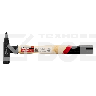 Молоток слесарный Matrix, 300 г, квадратный боек, деревянная рукоятка