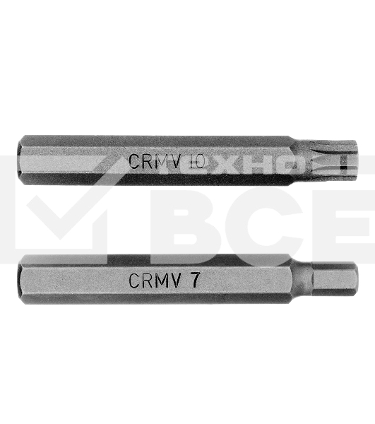 Набор бит HEX, TORX, SPLINE, шестигранный хвостовик 3/8