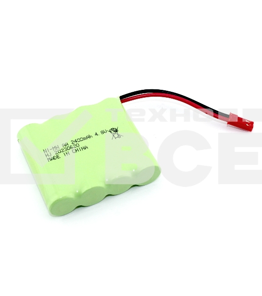 Аккумулятор Ni-Mh 4.8V 2400 mAh AA Flatpack разъем JST