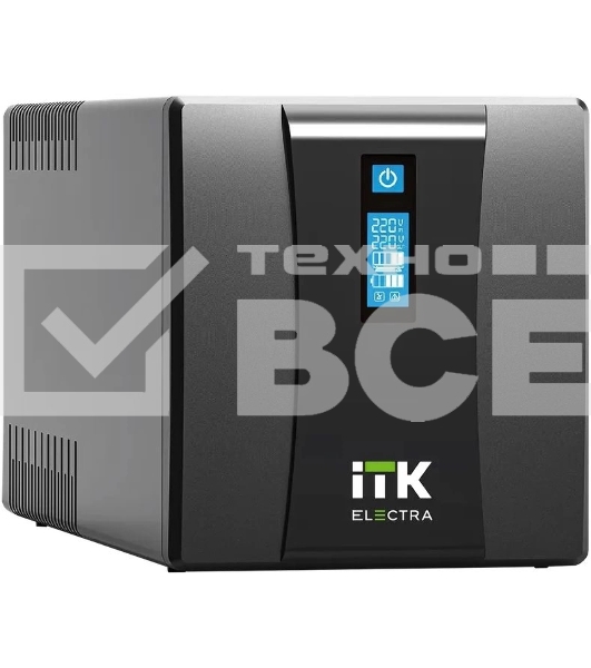 Источник бесперебойного питания Line-interactive 1,2кВА/720Вт, фаза 1/1, LCD дисплей, с АКБ 2х7AH, USB