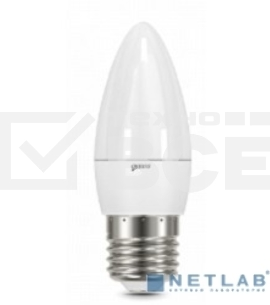 Светодиодная лампа GAUSS 103102207 LED Свеча E27 6.5W 550lm 4100К 1/10/50