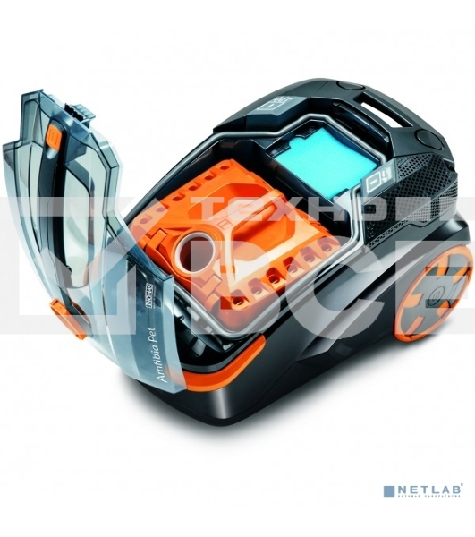 Моющий пылесос Thomas DryBOX AMFIBIA PET черный/оранжевый, 325/1700Вт, уборка влажная/сухая, пылесборник контейнер 2 л