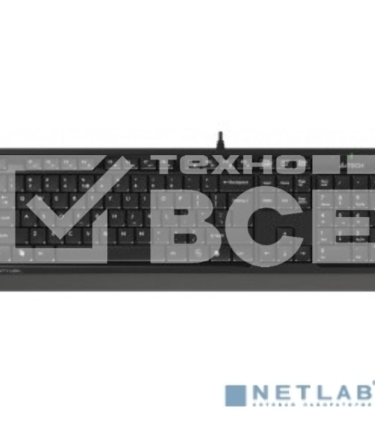Клавиатура + мышь A4 Fstyler F1010 клав:черный/серый мышь:черный/серый USB Multimedia