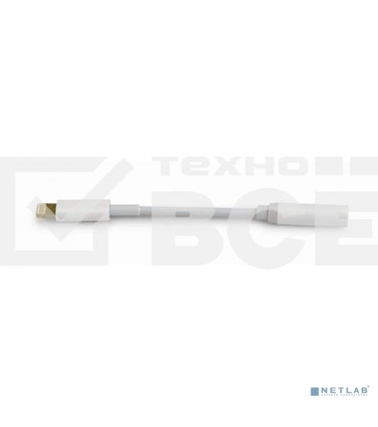 Переходник USB Cablexpert CCA-LM3.5F-01-W, Lightning/Jack3.5F, белый