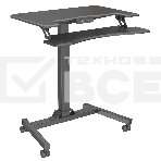 Стол для ноутбука Cactus VM-FDE103 столешница МДФ черный 91.5x56x123см (CS-FDE103BBK), фото7