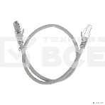 Патч-корд S/FTP Rexant категория 6A (10G), RJ45-RJ45, неэкранированный, 28AWG, LSZH, серый, 0.5 м, фото2
