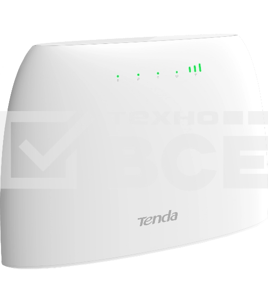 Роутер Tenda 4G03 4G LTE wiFi, 300Мбит/с, поддержка TR069, слот для SIM-карт