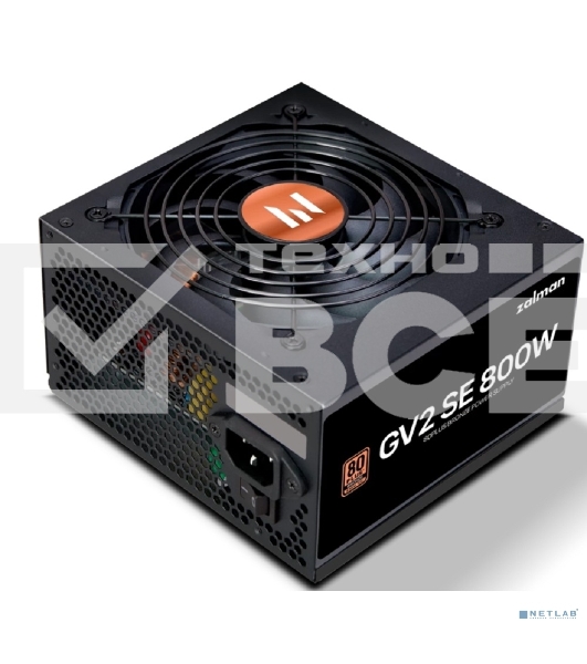 Блок питания Zalman ZM800-GV2SE, 800W, 120мм, черный