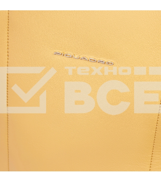 Рюкзак женский Piquadro Circle CA5566W92/GBE шафрановый/бежевый кожа