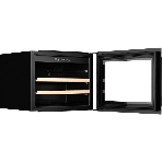 Винный шкаф Kuppersberg RBW 45, встраиваемый, High-Tech, объем 62 л, вместимость 28 бутылок, диапазон температуры 5-20 градусов, 2 полки из бука, LCD дисплей, уровень шума 40 дБ, черный, фото7