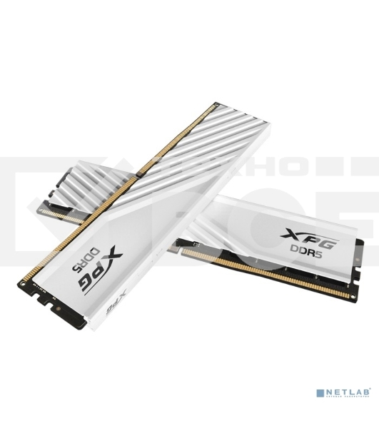 Оперативная память XPG Lancer Blade, DDR5, 32GB (2x16GB), 5600MHz, CL46, DIMM, с радиаторами, белый