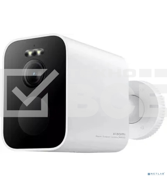 Камера IP Xiaomi Outdoor Camera BW500 белый BHR8301GL (4 Mп, 2560x1440, Wi-Fi, IP67, 10000 mAh)