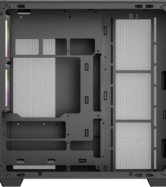 Корпус Ocypus Delta C74 ARGB Black, Midi-Tower, чёрный, 2 x 120 мм
