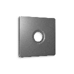 Лицевая панель ALFA (Антрацит серый) для TV розетки QUANT AP6630, фото 1