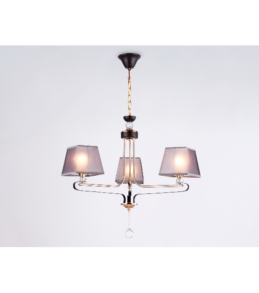 Светильник Ambrella light TR4614/3 CF/FGD кофе/золото E27/3 max 40W D640*800