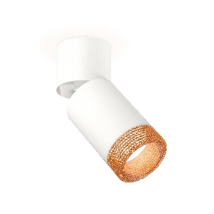 Комплект накладного поворотного светильника Ambrella light XM6312064 SWH/WH/CF белый песок/белый/кофе MR16 GU5.3 (A2220, C6312, N6154)