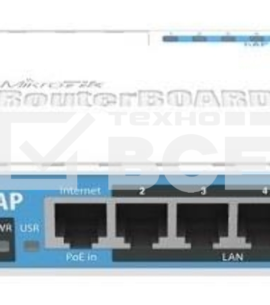 Точка доступа Mikrotik hAP RB951Ui-2nD RouterBOARD hAP