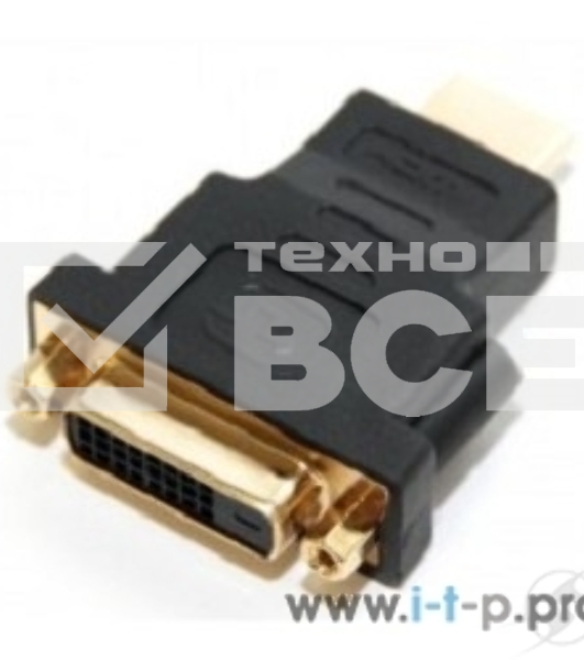 Переходник 5bites Переходник DH1807G DVI (24+1) F / HDMI M, зол.разъемы