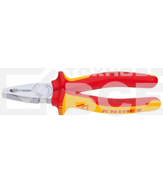 Пассатижи KNIPEX 0306160 1000V160мм электротехнический. сталь инструментальная, закаленная