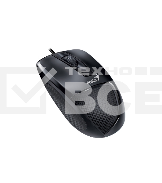 Мышь проводная Genius DX-150X черный, 1000 dpi, USB, кнопки - 3