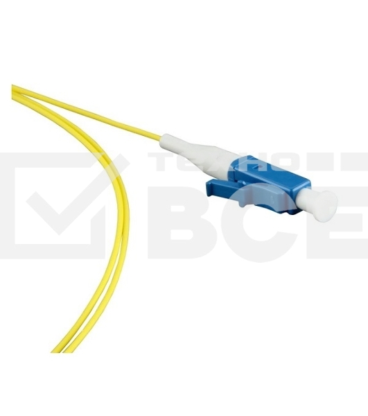 Пигтейл LANMASTER LC, UPC, одномодовый, 1.5 м