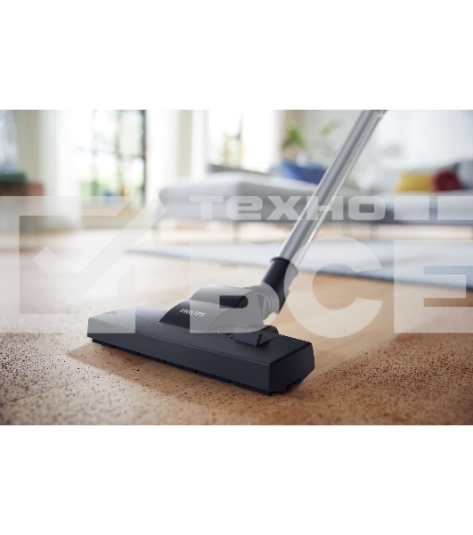 Пылесос Philips XB2042/01 черный, 360/1800 Вт, уборка сухая, пылесборник контейнер 1.3 л