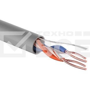 Кабель витая пара PROconnect UTP 2PR 24AWG, CCA, CAT5e, PVC, серый, бухта 305 м
