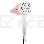 Фен Blackton Bt HD1001C White-Pink Мощность 1000 Вт, Напряжение 220 В, 50 Гц, Регулировка воздушного потока 2, Регулировка температуры 3, Складная ручка, Петля для подвешивания, Концентратор., фото2