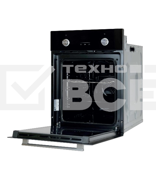 Духовой шкаф LEX EDP 4590 BL Matt Edition  объем 55л, LED таймер, 9 функций, встраиваемый
