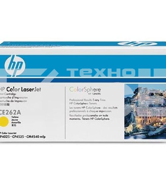 Картридж лазерный HP CE262A желтый для CLJ CP4025/CP4525 11000стр.