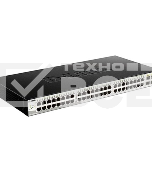 Коммутатор D-Link Managed Gigabit Switch with 48 10/100/1000Base-T + 4 SFP Ports DGS-1210-52/ME/B1A