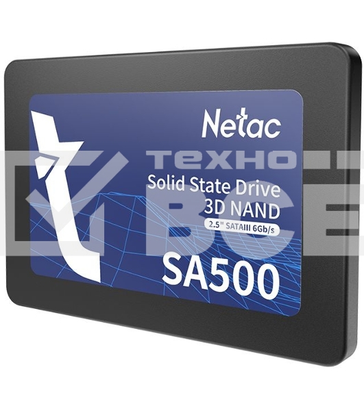 Накопитель SSD Netac SA500, 512GB, SATA III, 2.5
